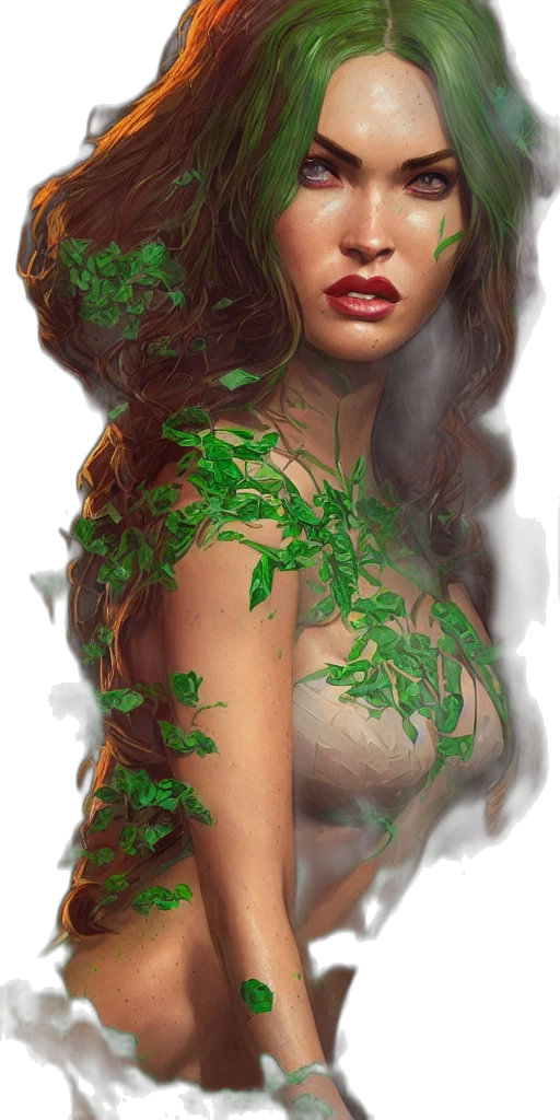 dress, face, fantasy art, photorealistic transparent PNG cut-out