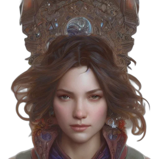 crown, face, dragon, staff transparent PNG cut-out