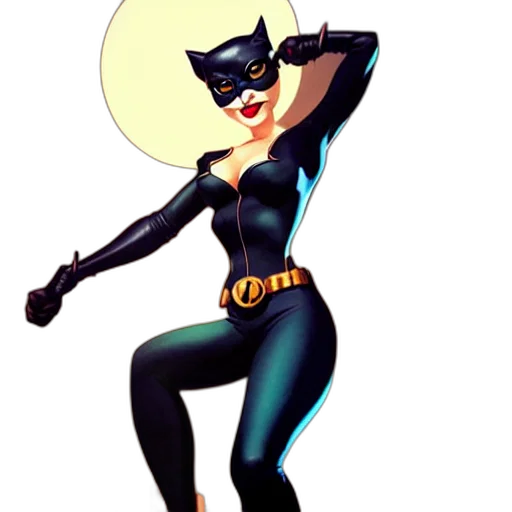 comic book art, concept art, cartoon, 3d render transparent PNG cut-out