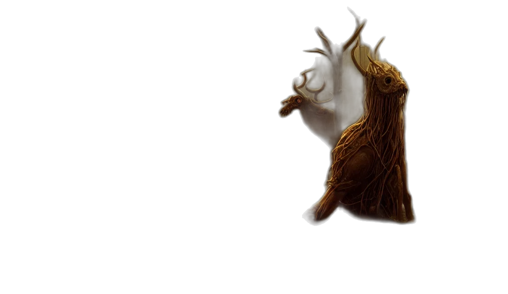 animal, creature, hair, 3d render transparent PNG cut-out