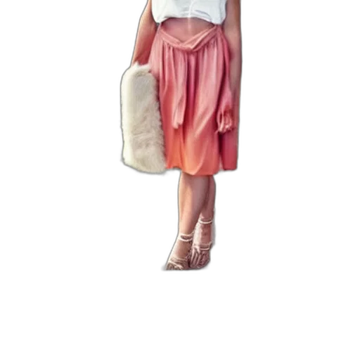 dress, staff, umbrella, face transparent PNG cut-out
