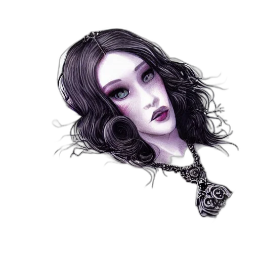jewelry, face, mask, fantasy art transparent PNG cut-out