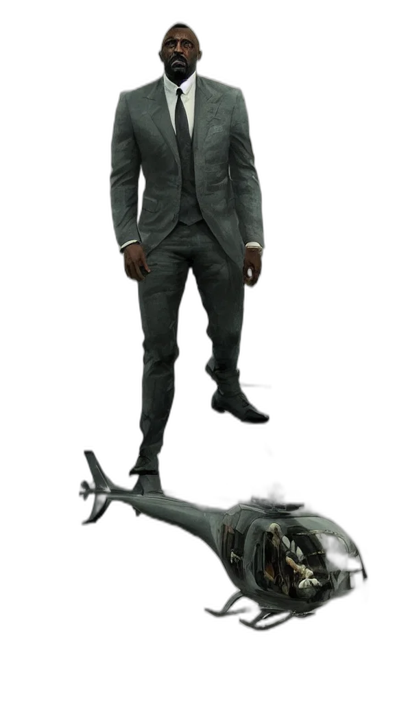 staff, jacket, weapon, robot transparent PNG cut-out