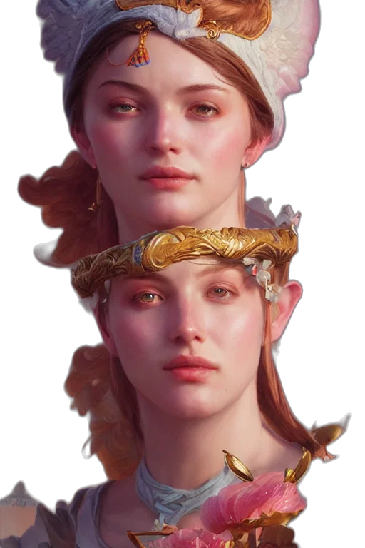 crown, face, jewelry, hat transparent PNG cut-out