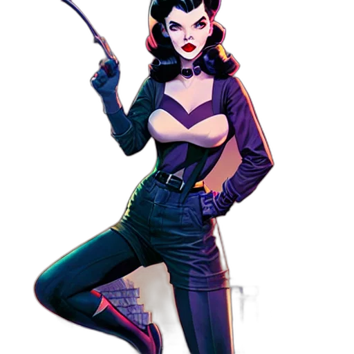 comic book art, concept art, fantasy art, cartoon transparent PNG cut-out
