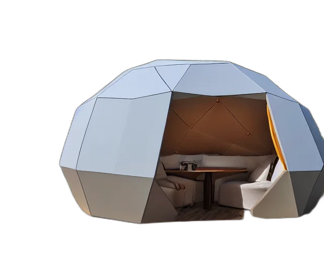 umbrella, furniture, 3d render, concept art transparent PNG cut-out