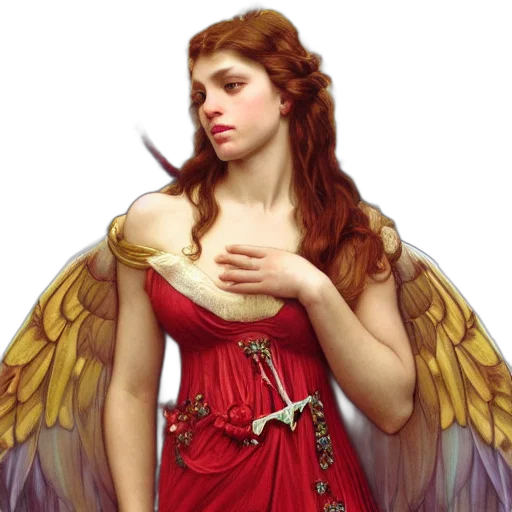 dress, jewelry, fantasy art, concept art transparent PNG cut-out