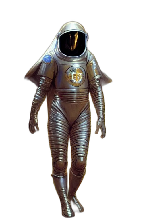 robot, mask, staff, jacket transparent PNG cut-out