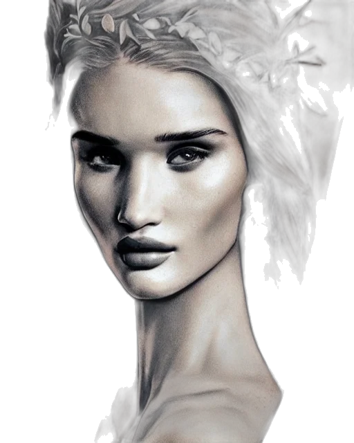 face, hair, crown, mask transparent PNG cut-out
