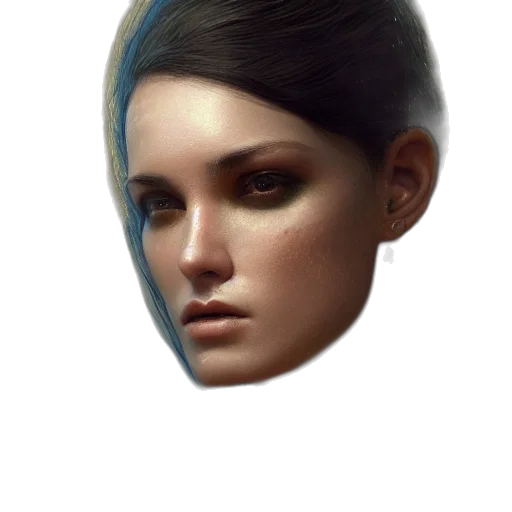 face, mask, hat, hair transparent PNG cut-out