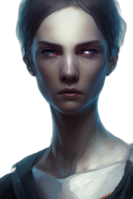 face, robot, creature, staff transparent PNG cut-out
