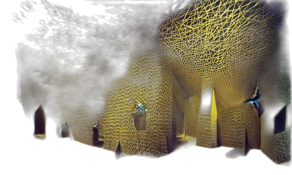 building, 3d render, concept art, fantasy art transparent PNG cut-out