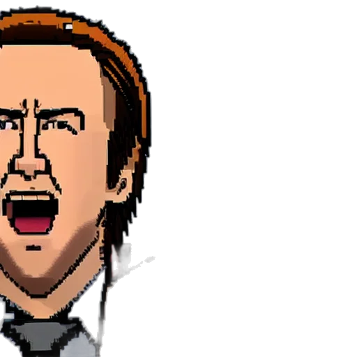 face, staff, hair, robot transparent PNG cut-out