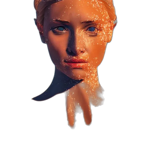mask, face, creature, hair transparent PNG cut-out
