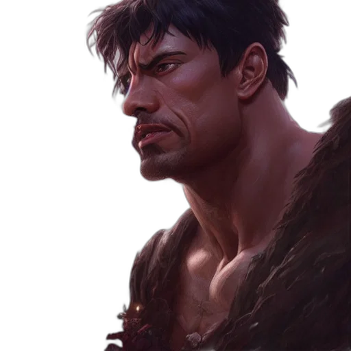 face, dragon, fantasy art, photorealistic transparent PNG cut-out