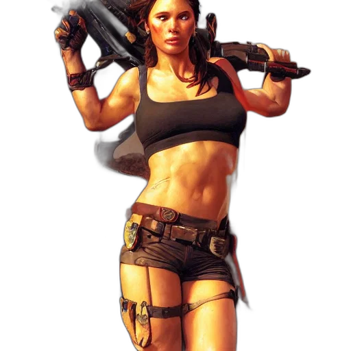 weapon, concept art, pixel art, comic book art transparent PNG cut-out