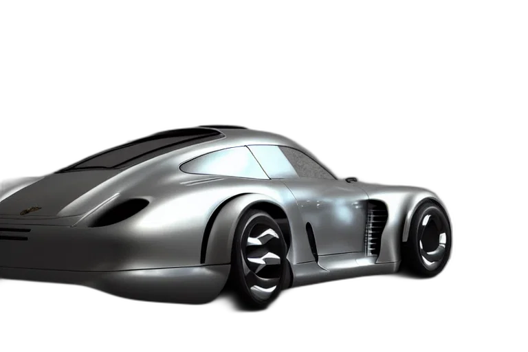car, 3d render, concept art, photorealistic transparent PNG cut-out