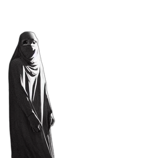 dress, face, mask, creature transparent PNG cut-out