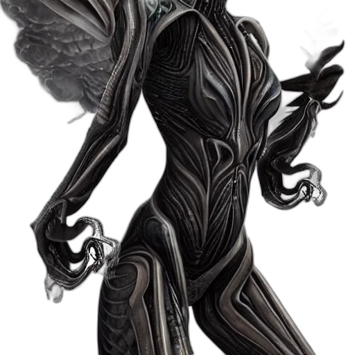 creature, staff, dress, mask transparent PNG cut-out