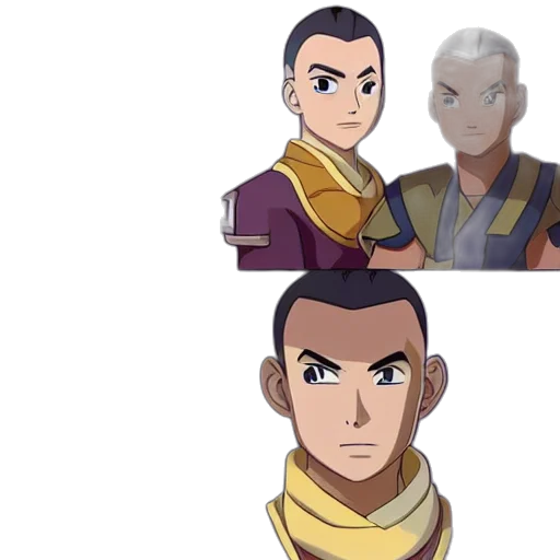 face, staff, concept art, anime transparent PNG cut-out
