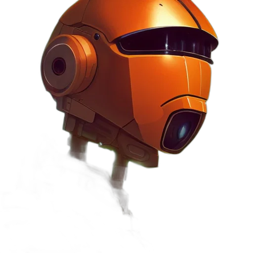 robot, mask, weapon, face transparent PNG cut-out