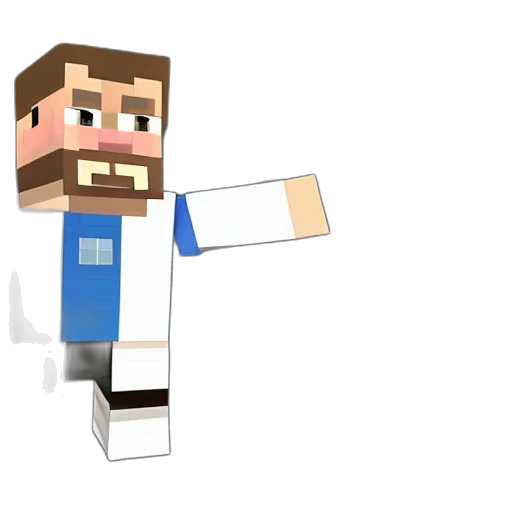 staff, 3d render, pixel art, cartoon transparent PNG cut-out