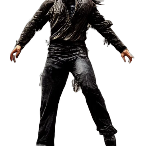 jacket, weapon, staff, concept art transparent PNG cut-out