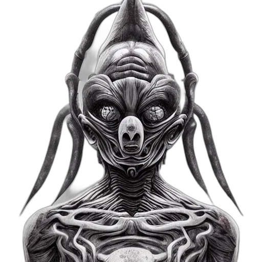 mask, creature, face, robot transparent PNG cut-out