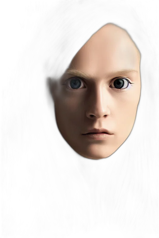 face, robot, mask, creature transparent PNG cut-out