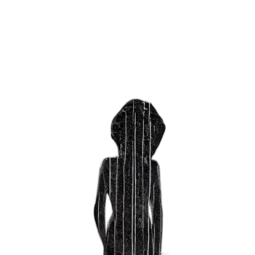 dress, mask, hair, robot transparent PNG cut-out