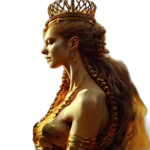 crown, jewelry, hair, fantasy art transparent PNG cut-out
