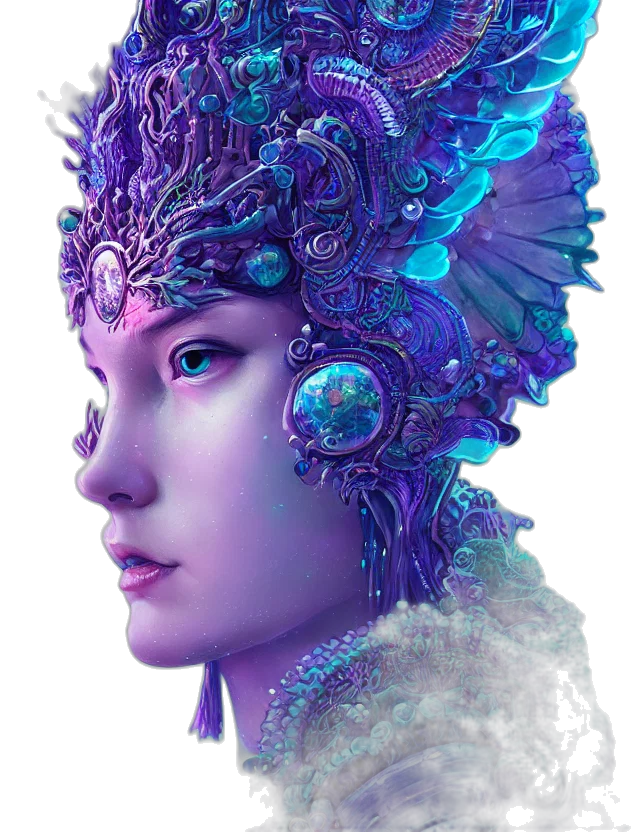 crown, face, mask, dragon transparent PNG cut-out