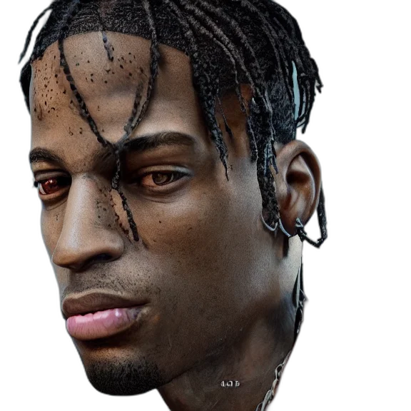 face, creature, hair, jacket transparent PNG cut-out