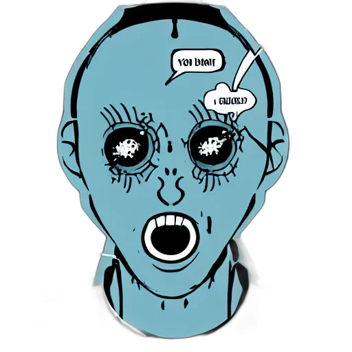 mask, robot, face, creature transparent PNG cut-out