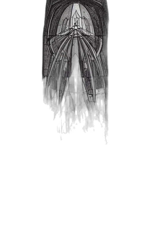 dress, crown, sword, staff transparent PNG cut-out