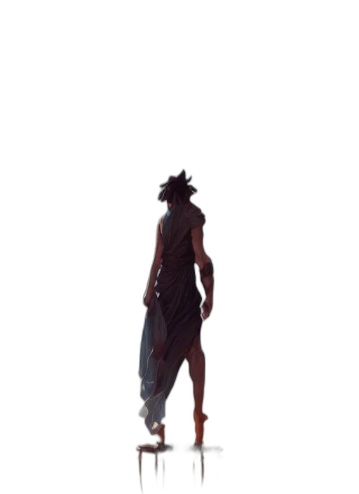 dress, staff, dragon, creature transparent PNG cut-out