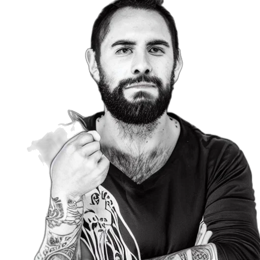 staff, photorealistic, portrait, nick transparent PNG cut-out