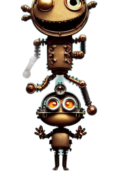 robot, staff, weapon, animal transparent PNG cut-out