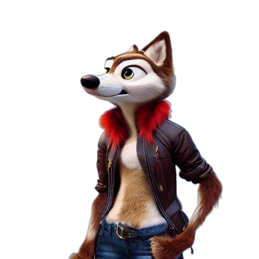 jacket, animal, mask, staff transparent PNG cut-out