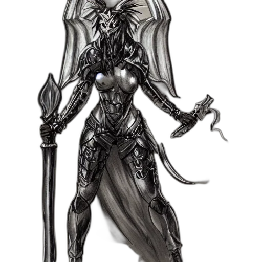 staff, sword, weapon, fantasy art transparent PNG cut-out