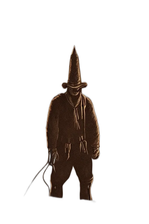 staff, hat, mask, jacket transparent PNG cut-out