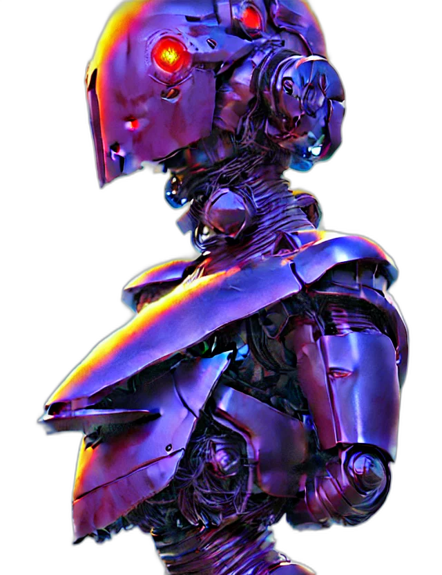 robot, creature, weapon, face transparent PNG cut-out