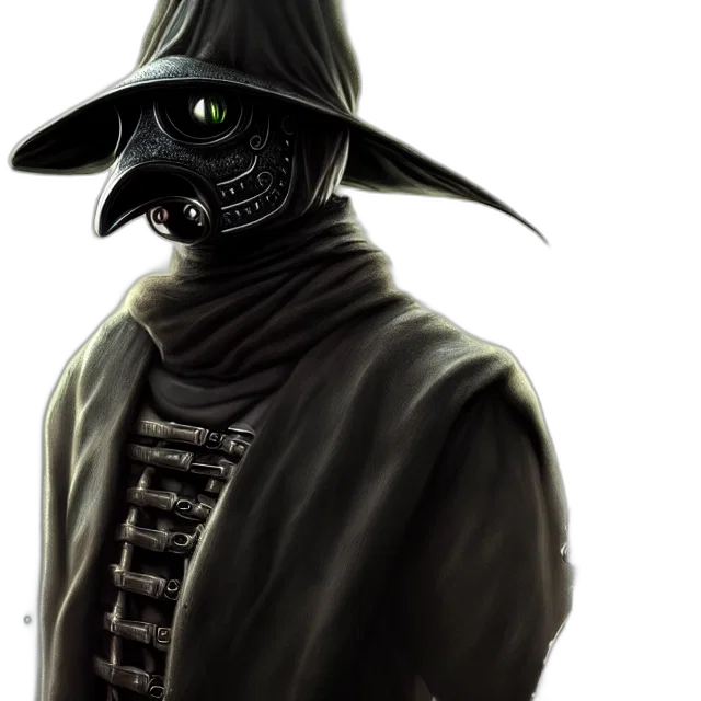 mask, staff, hat, face transparent PNG cut-out