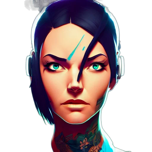 face, robot, mask, staff transparent PNG cut-out