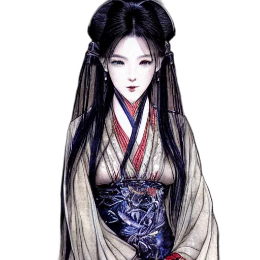 dress, staff, face, jewelry transparent PNG cut-out