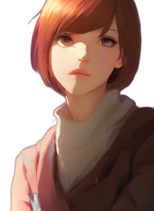 face, jacket, staff, robot transparent PNG cut-out