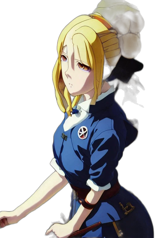 staff, dress, jacket, hat transparent PNG cut-out