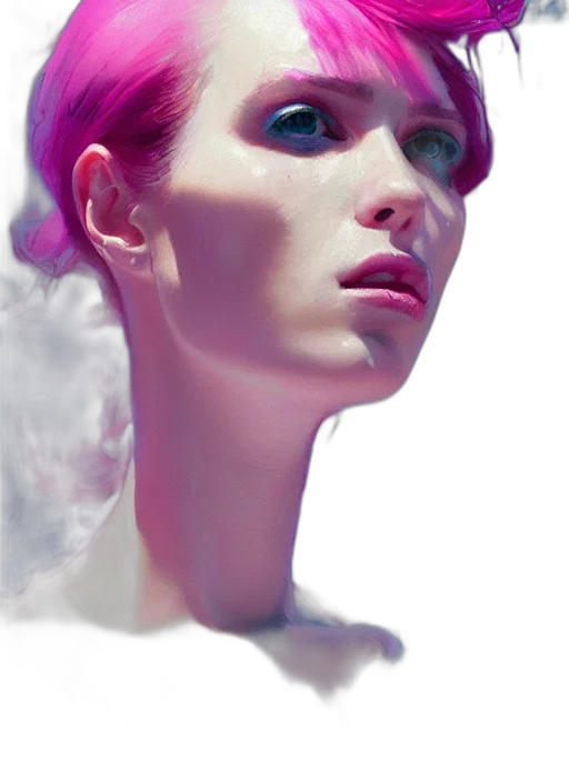 face, hair, robot, crown transparent PNG cut-out