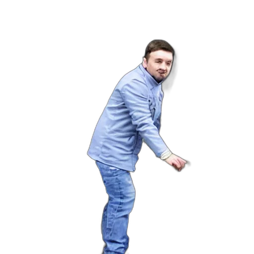 jacket, staff, creature, shoes transparent PNG cut-out