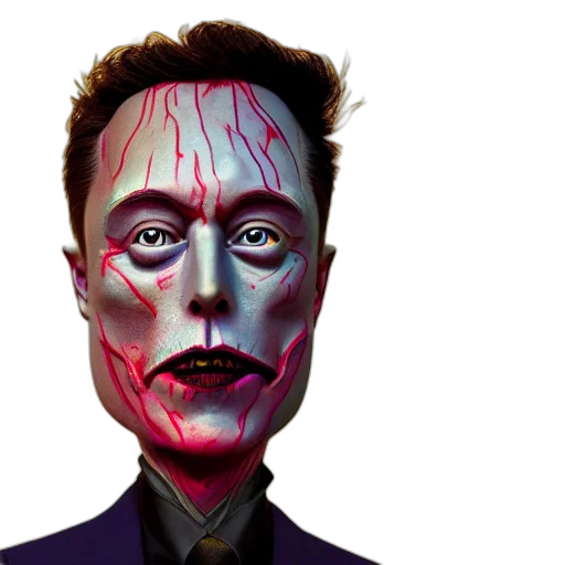 face, mask, concept art, comic book art transparent PNG cut-out